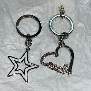 2NEW IN BOX COACH KEYRINGS